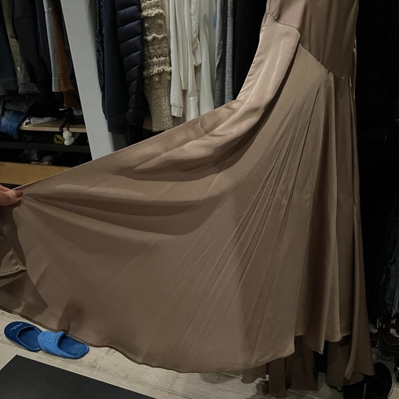 Fame and Partners Escala Dress US 2 small Dark Tan - Picture 14 of 14